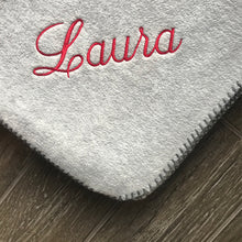 Load image into Gallery viewer, The Original Snug Laura Initals Blanket